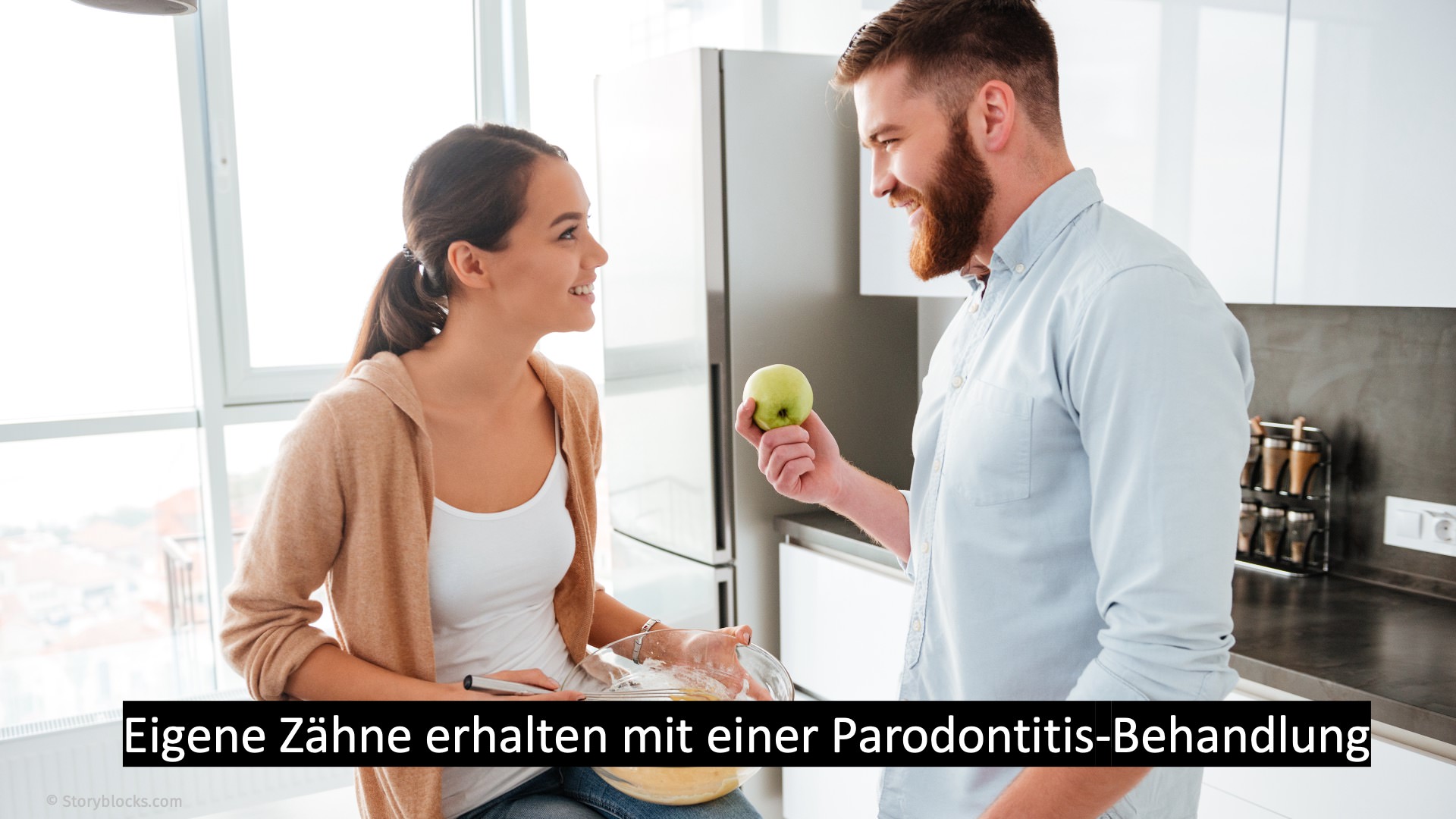Eigene Zähne erhalten mit einer Parodontitis-Behandlung